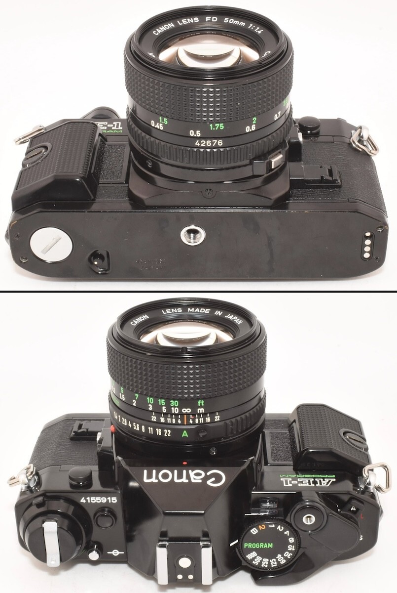 整備済 完動 Canon AE-1 Program Black NFD F1.4 Canon AE-1 Program Film Cameras for sale | eBay