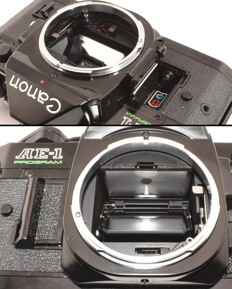 整備済 完動 Canon AE-1 Program Black NFD F1.4 ☆LSリペア済み☆ キャノン Canon AE-1 PROGRAM ボディブラック / New