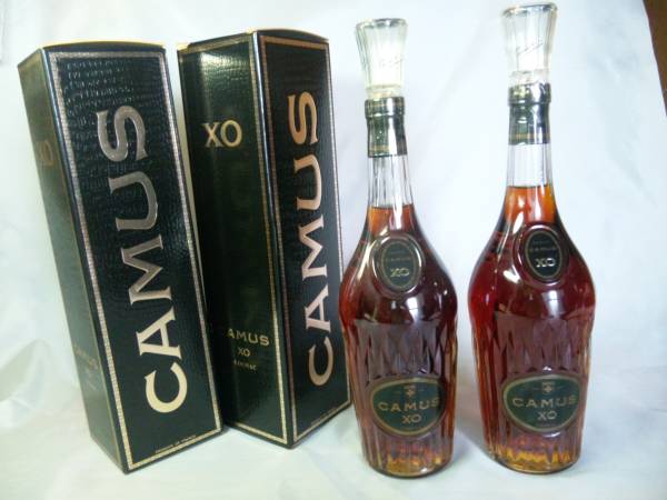 (終売品)カミュ XO ロングネック 700ml CAMUS 古酒 本物保証，豊富な】 2本セット 古酒 カミュ CAMUS XO ロングネック