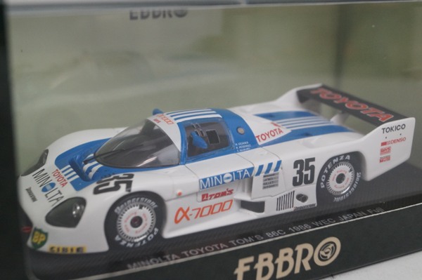 1/43 エブロ 44242 ミノルタ トヨタ トムス 86C 1986#35