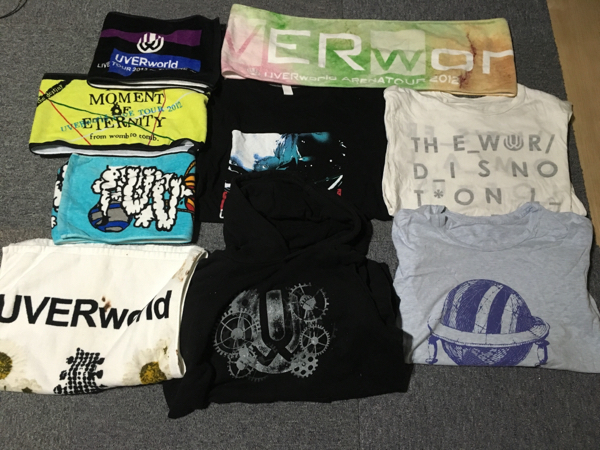 [USED]UVERworld ライブTシャツ＆マフラータオル