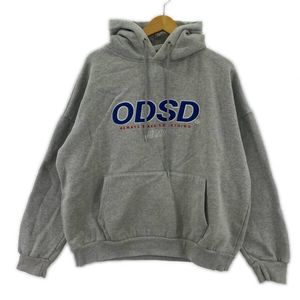 ODDSTUDIO オッドスタジオ 裏起毛 ロゴ パーカー size1/グレー
