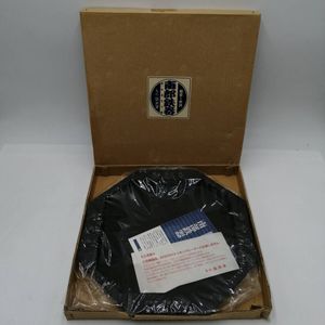 y3925 南部鉄器 岩手 水沢 盛栄堂 COOK-ACE クックエース 鋳鉄製 八角形 鉄板 お好み焼き