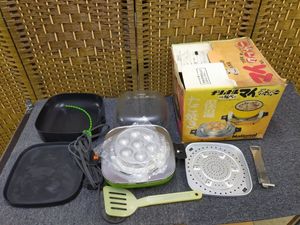 F01-20251110-07 National ナショナル マイクッカー NK-810 昭和レトロ 電気調理器 蒸し