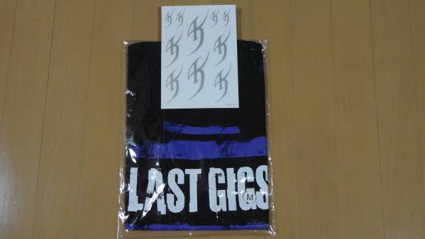 氷室京介 カッテイングシール&名古屋 LAST GIGS TシャツM 新品