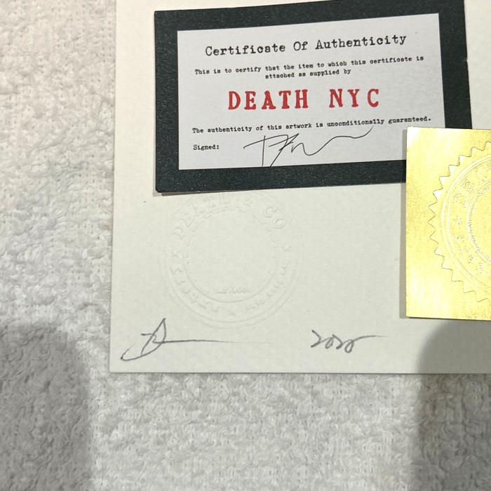 DEATH NYC バンクシー BANKSY「風船と少女」ヴィトン LOUISVUITTON