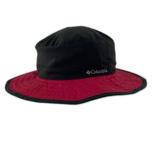 Columbia コロンビア PU5043 アウトドア ハット sizeS/M/グレー×ピンク ゆうパケットOK