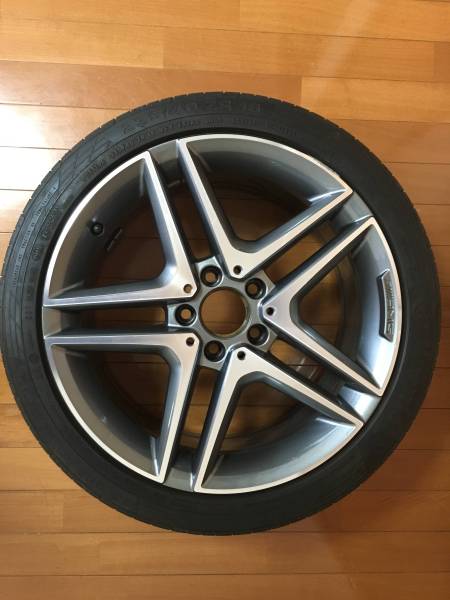 ベンツ AMG45 W176 8J×18 +48 235/40純正タイヤ付き中古品② ベンツ