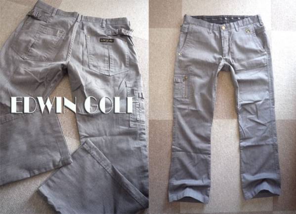 EDWINエドウィンGOLFゴルフKG512シューカット ストレッチパンツL