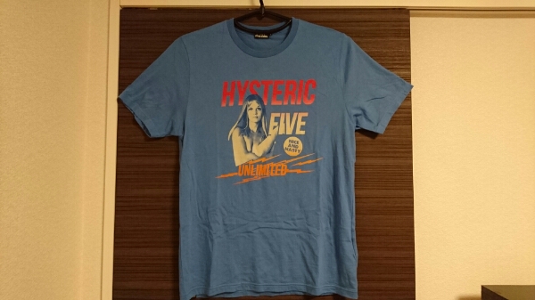 ヒステリックグラマー Tシャツ L ブルー HYSTERIC GLAMOUR 中古