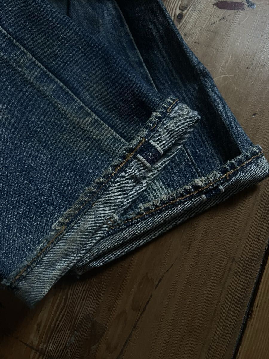 70s LEVIS 501 66前期（シングル）W32×L30（実寸84cm×71cm）ゴールデン