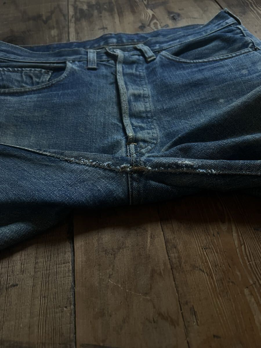 70s LEVIS 501 66前期（シングル）W32×L30（実寸84cm×71cm）ゴールデン