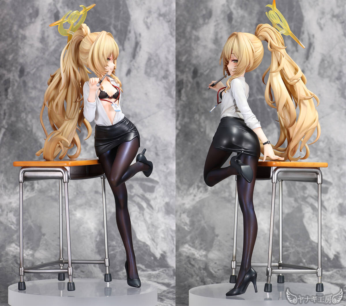 ガレージキット完成品 ニヤニヤ教授 放課後指導 ver.【kilo起落