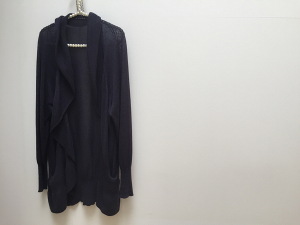 マルティニークリネン混ドレープロングカーディガンmartinique