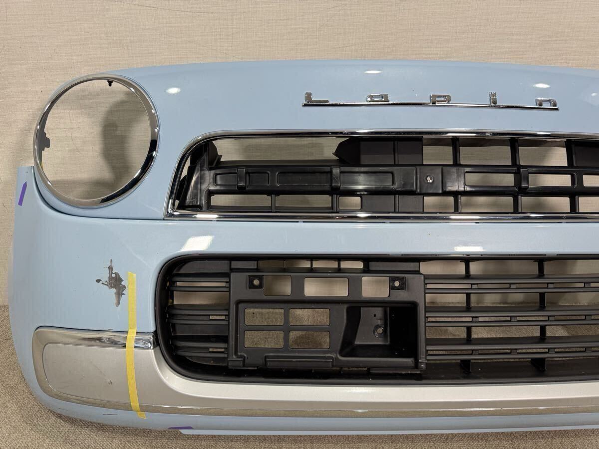 HE22S ラパン ショコラ 純正 フロントバンパー フロントグリル メッキ