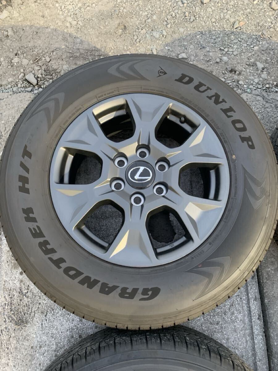 レクサス GX550 純正 ホイール ダンロップ グラントレックタイヤ 4本