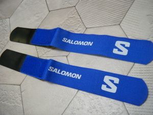 新品　サロモン　 ベルクロ　２本セット　50ｍｍ幅 　サロモンチーム　　ブルー