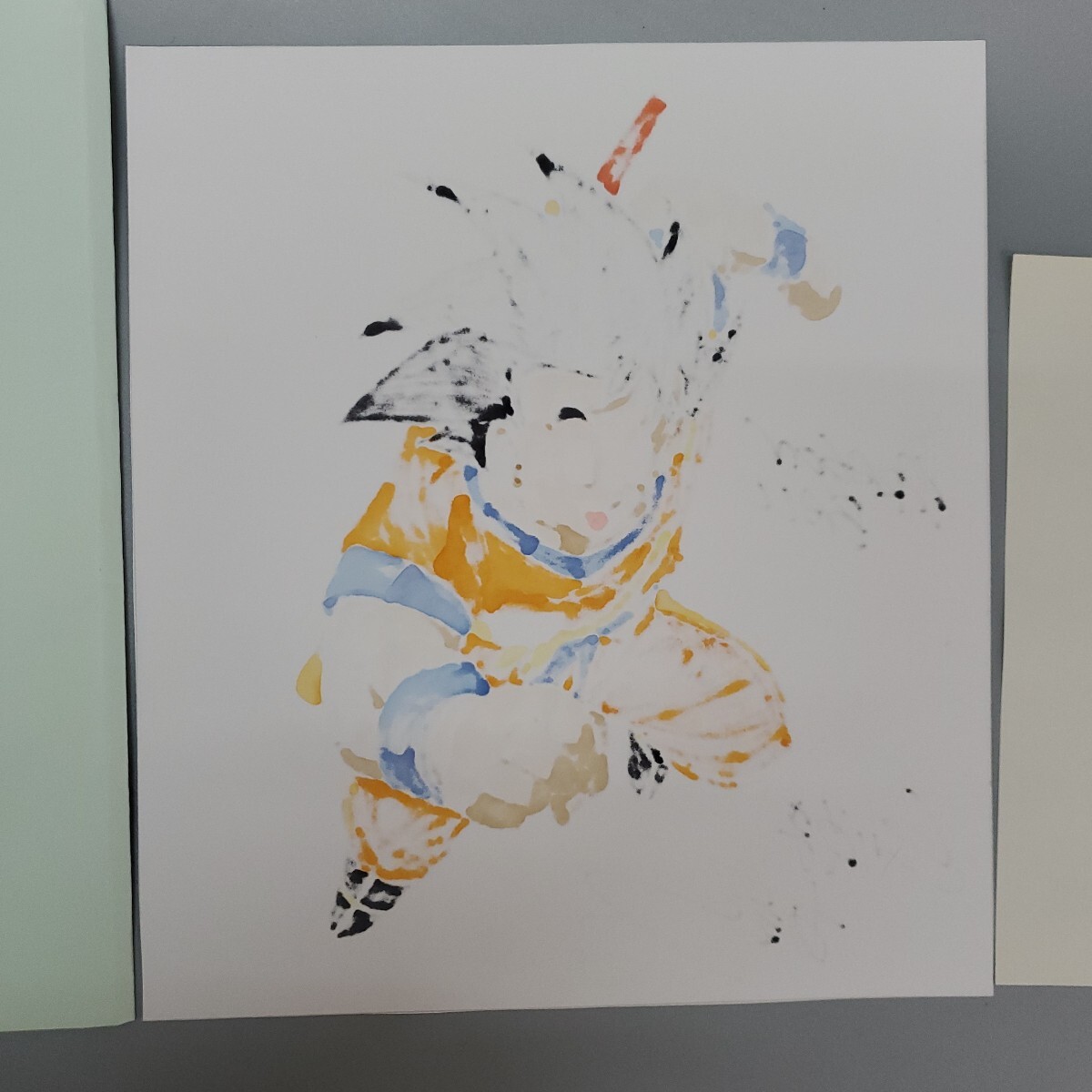 鳥山明 ドラゴンボール とりやまあきら 紙に 孫悟空 の絵と サイン