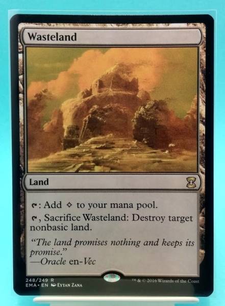限定SALE，格安 MTG/Wasteland（不毛の大地）英語版 エターナル