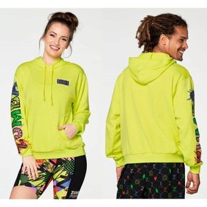 【新品】Zumba　ズンバウェア　パーカー　Mサイズ　Z1T000345　男女兼用　クリアランスセ