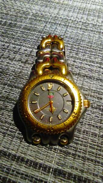 TAGHEUER◆クォーツ腕時計/アナログ/コマ余り無し