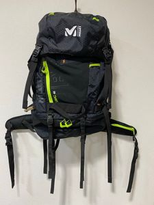 MILLET UBIC40 バックパック 黒 緑 ミレー ウビック 登山 スキー スノーボード リュック