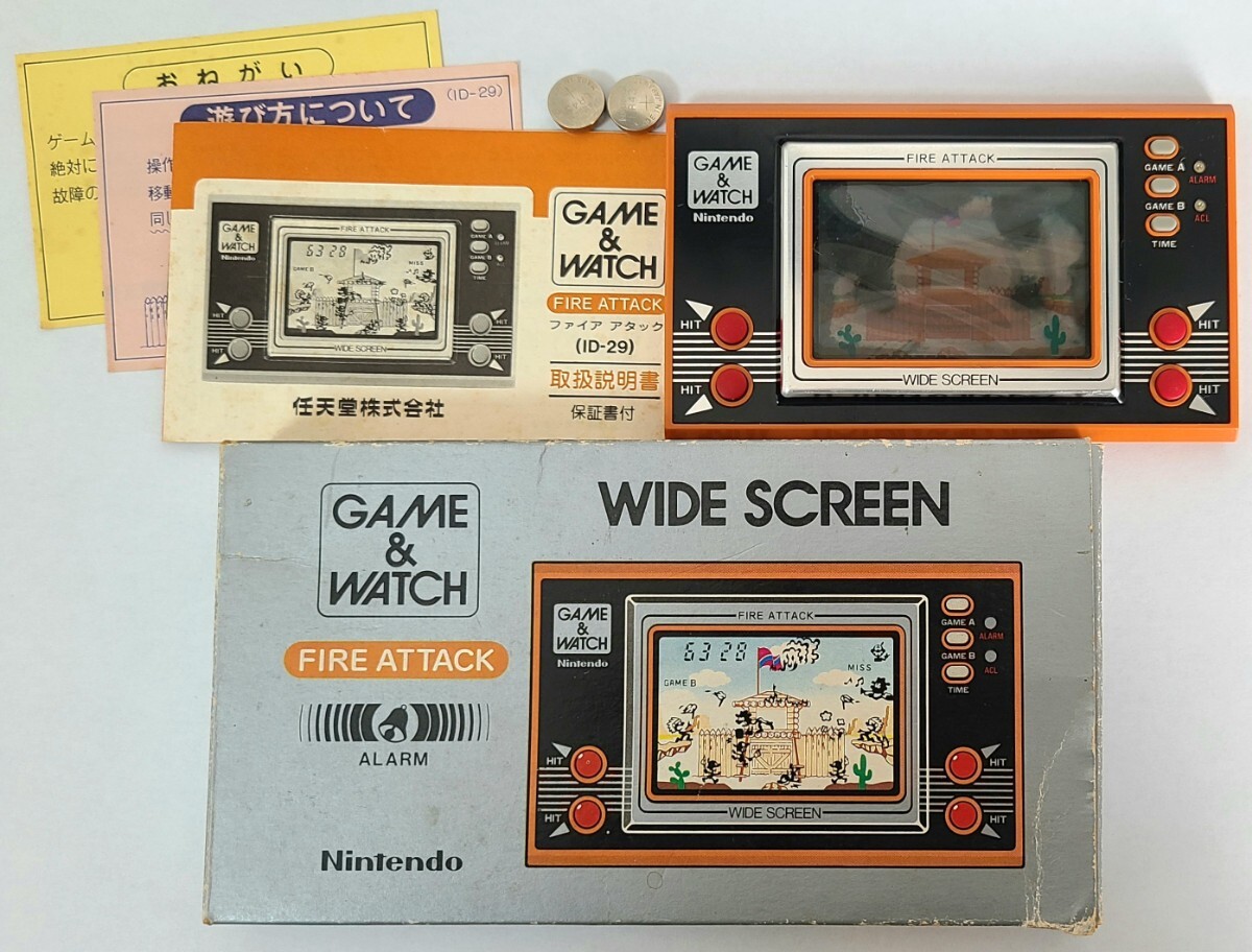 動作するけど液晶漏れ ジャンク Nintendo 任天堂 ゲームウォッチ