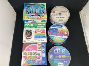 ジャンク 未開封品CD-R 89枚 CD-RW 5枚 FUJIFULM HIDISK Memorex Verbatim 太陽誘電