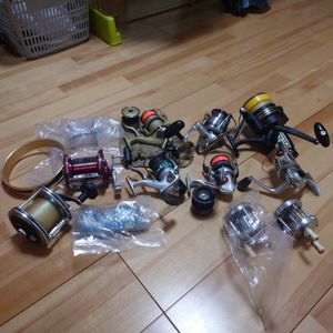 DAIWA オリンピック ペンリール スピニングリールベイトリールまとめて10個 根掛りツール