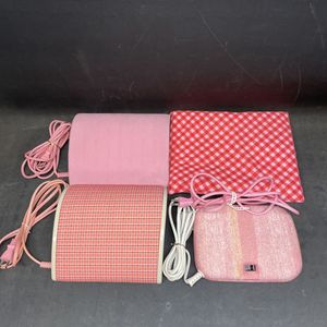 G3943 【中古経年品 電気あんか 4点 まとめて】 コイズミ テクノス 他 山形 平型 1997年