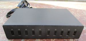 ☆ SANWA サンワ ACA-IP68 10ポートUSB充電器◆タブレット、スマートフォンなど最大10台