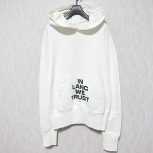 良品 HELMUT LANG ヘルムートラング プルオーバーパーカー サイズS ホワイト