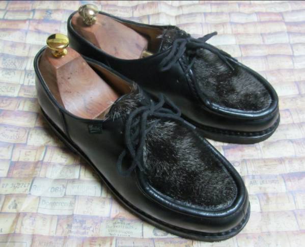 希少人気・パラブーツ・ミカエル・アザラシ・ノアール★43★極上