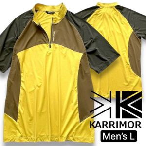 Karrimor カリマー 新品 ハーフジップ プルオーバー ストレッチ Tシャツ ポロシャツ ウェ