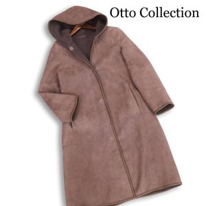 Otto Collection オットーコレクション 秋冬 裏ボア♪ 羊革 リアル ムートン フーディー