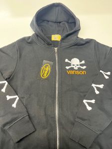 【非売品】【L】 VANSON LEATHERS ZIPパーカー SP-Z-5A BLACK サイズ L