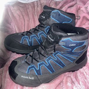 新品同様！1回のみ使用　モンベル　GORE-TEX トレッキングシューズ メンズ25.0㎝定価2650