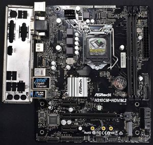 (国内発送) ASRock H310CM-HDV/M.2 Rev.1.01 MicroATX Intel H310 LGA1151 Socket1151 (