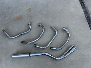 XJR400（4HM）用　社外メッキマフラー