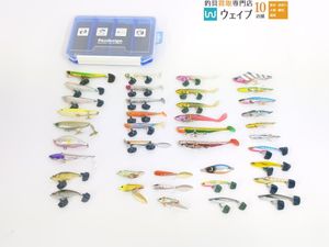 ブルーブルー メタルシャルダス 15g、デュエル ハードコア フィンテールダート90、メガバ