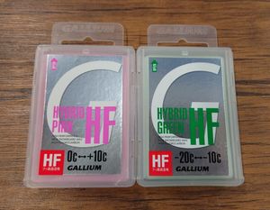 GALLIUM HYBRID HF 滑走WAX ビングとグリーンのセット！