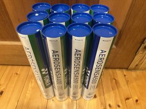 【送料無料】YONEX ヨネックス エアロセンサ500中心 中古シャトル 12ダース分（144本）ノ
