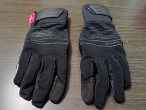 シマノ SHIMANO 長指ウィンターグローブ 黒 GORE WINDSOPPER MEN'S M