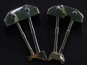 ハーレー風プッシュロッドカバー スティード400 エンジン メッキ ホンダ エンジン ステン