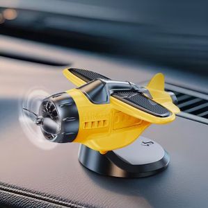 最新モデル【色：黄】かわいい太陽光発電飛行機・ソーラー飛行機