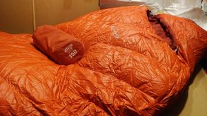 即決　セット　美品　モンベル　スパイラル　ダウンハガー　厳寒　♯0　システムパッド　