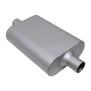 汎用 箱型 オーバル ボックス マフラー アメ車 旧車 ローライダー 中間タイコ フローマス