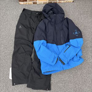 ●冬物売り切り1円～●SALOMON サロモン スキーウェア 上下セット L寸 ※タバコ臭有り ス