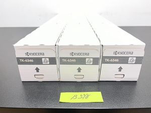 B-598【新品】京セラ　KYOCERA　トナーキット　ブラック　TK-6346　K　1色3本セット　純