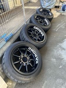 ファブレス MC9 深リム 17インチ 8.5J ＋19 BFグッドリッチ 215/50ZR17 ハイエースなど